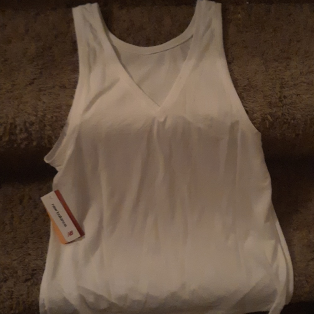 New balance white tank top